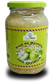 Comrural applesauce with quinoa