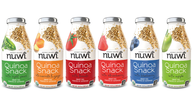 Nuwi drinkable snakcs with quinoa