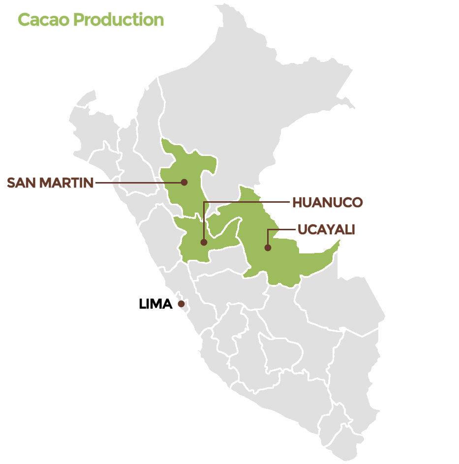 OrganicCrops cacao production in Peru